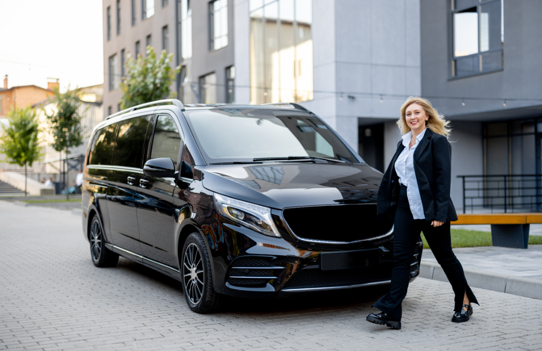 mercedes v class hire with driver london